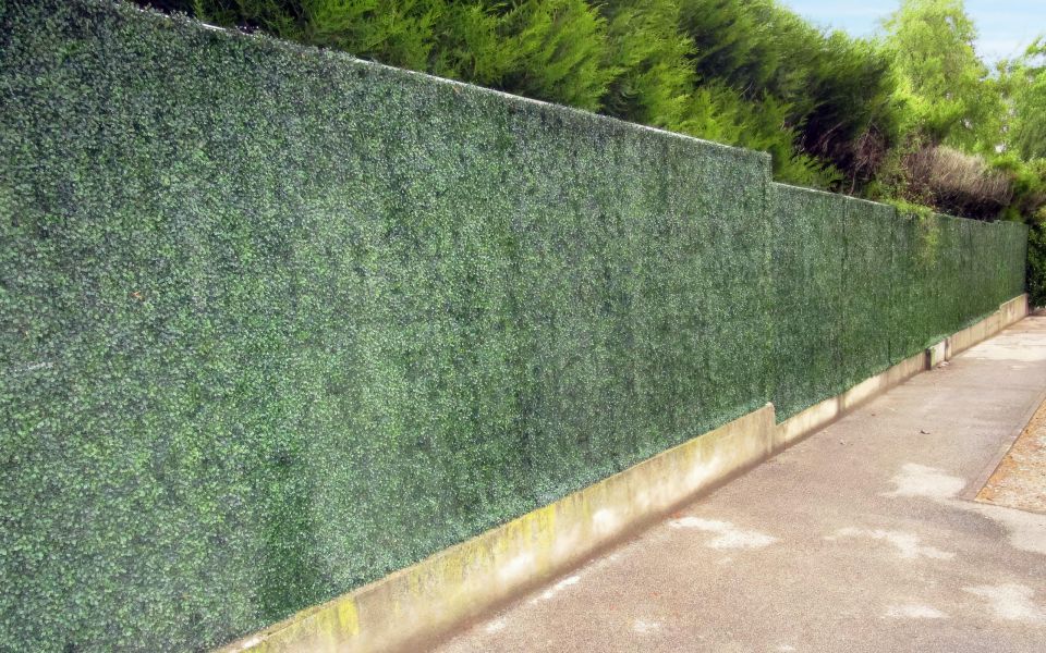 Mur antibruit Cloé en acier galvanisé et végétalisé