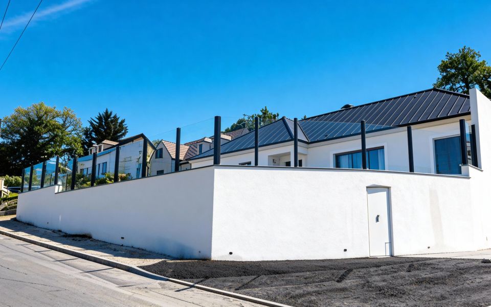 Clôture antibruit Ciplast chez un particulier